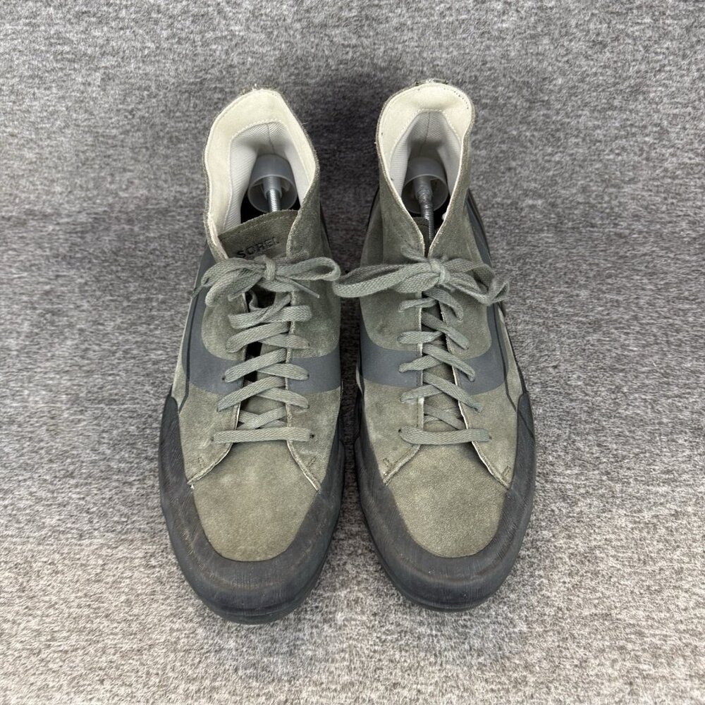 ✅Men’s 14 Sorel Grit Sneaker Chukka Alpine Tundra Sneaker Black Grey Waterproof - Picture 6 of 9